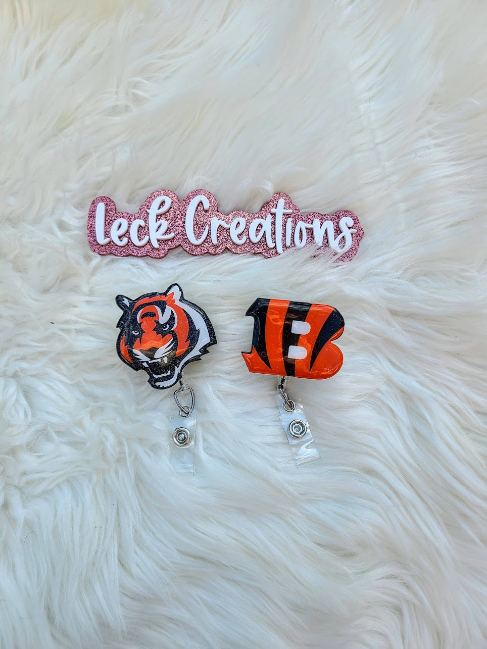Bengals B Badge Reel ATTACHMENT ONLY