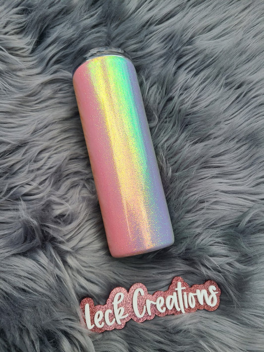 Custom Opal Rainbow Tumbler