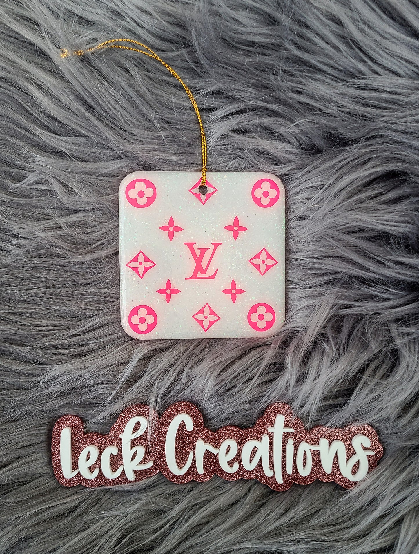 Custom Glitter Ornament