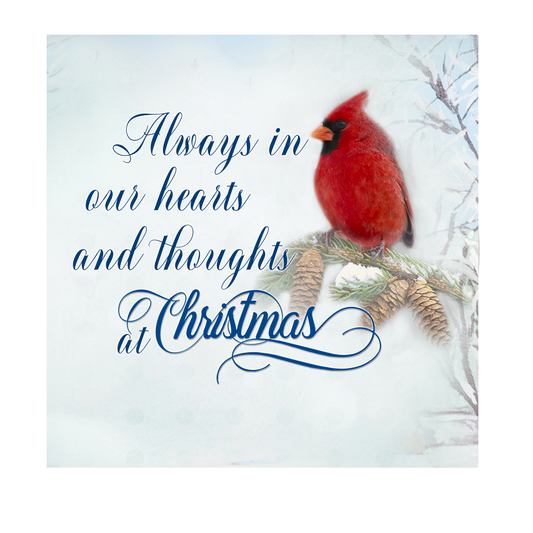 Christmas Cardinal Memorial Ornament