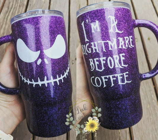 Nightmare Before Coffee Tumbler