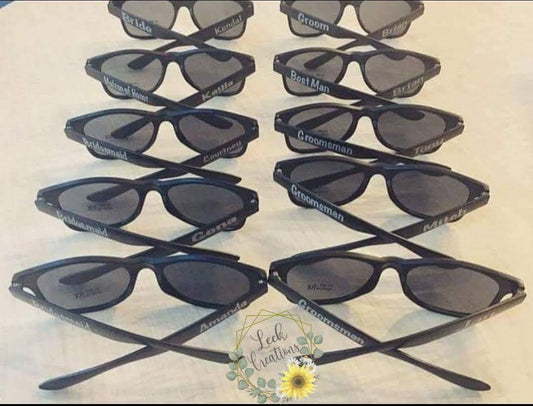 Custom Bridal Party Sunglasses