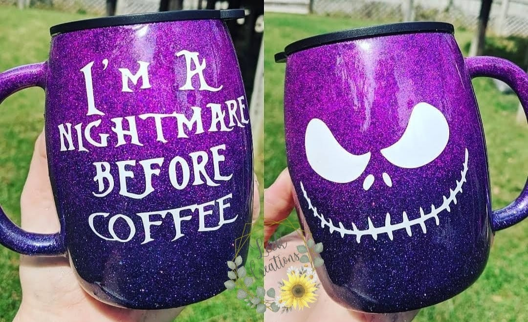 Nightmare Before Coffee Tumbler