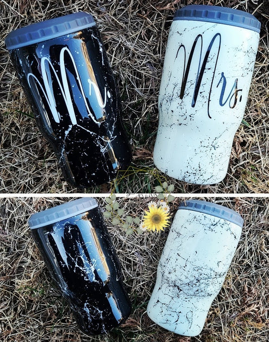 Mr. and Mrs. Marble Tumbler