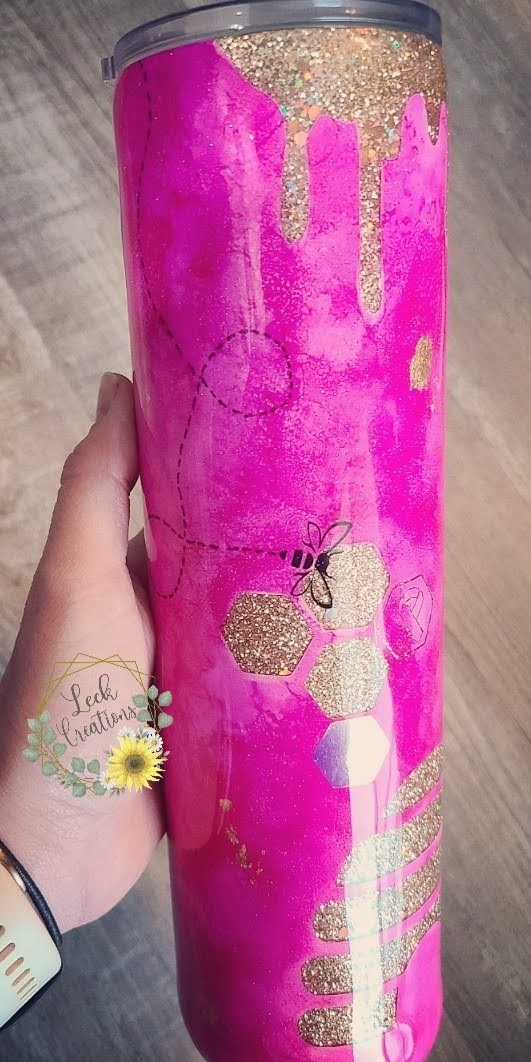 Bee Strong Cancer Tumbler