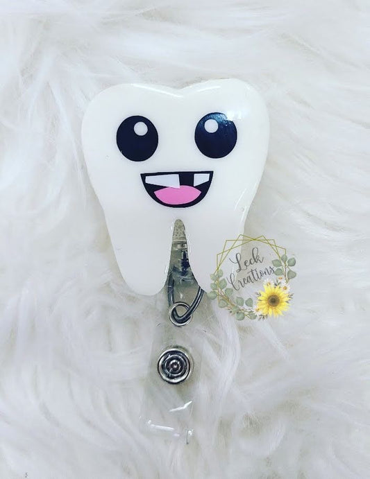 Tooth Badge Reel ATTACHMENT ONLY