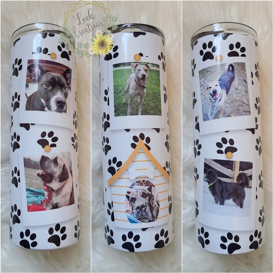 Dog Collage Sublimation Tumbler