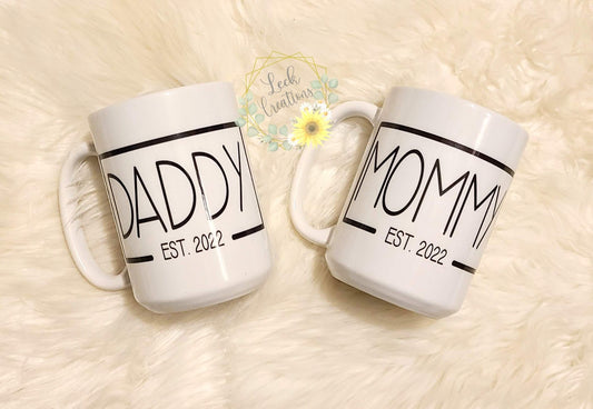 Mommy Est Ceramic Mug