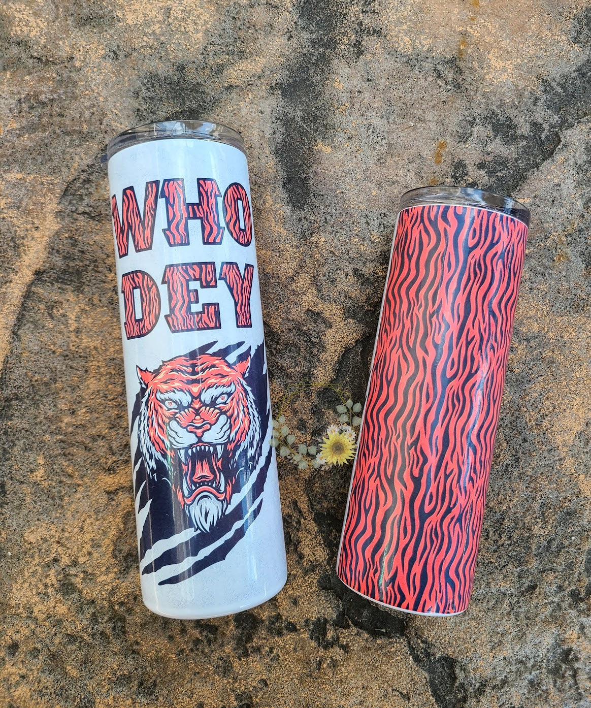 Who Dey Tiger Sublimation Tumbler