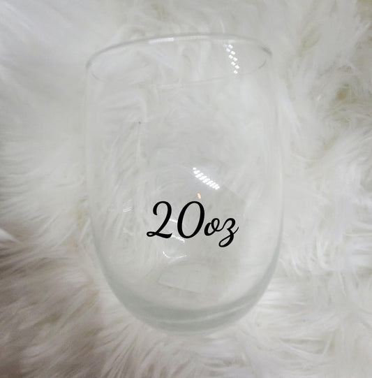 Paw Print Etched Glasses